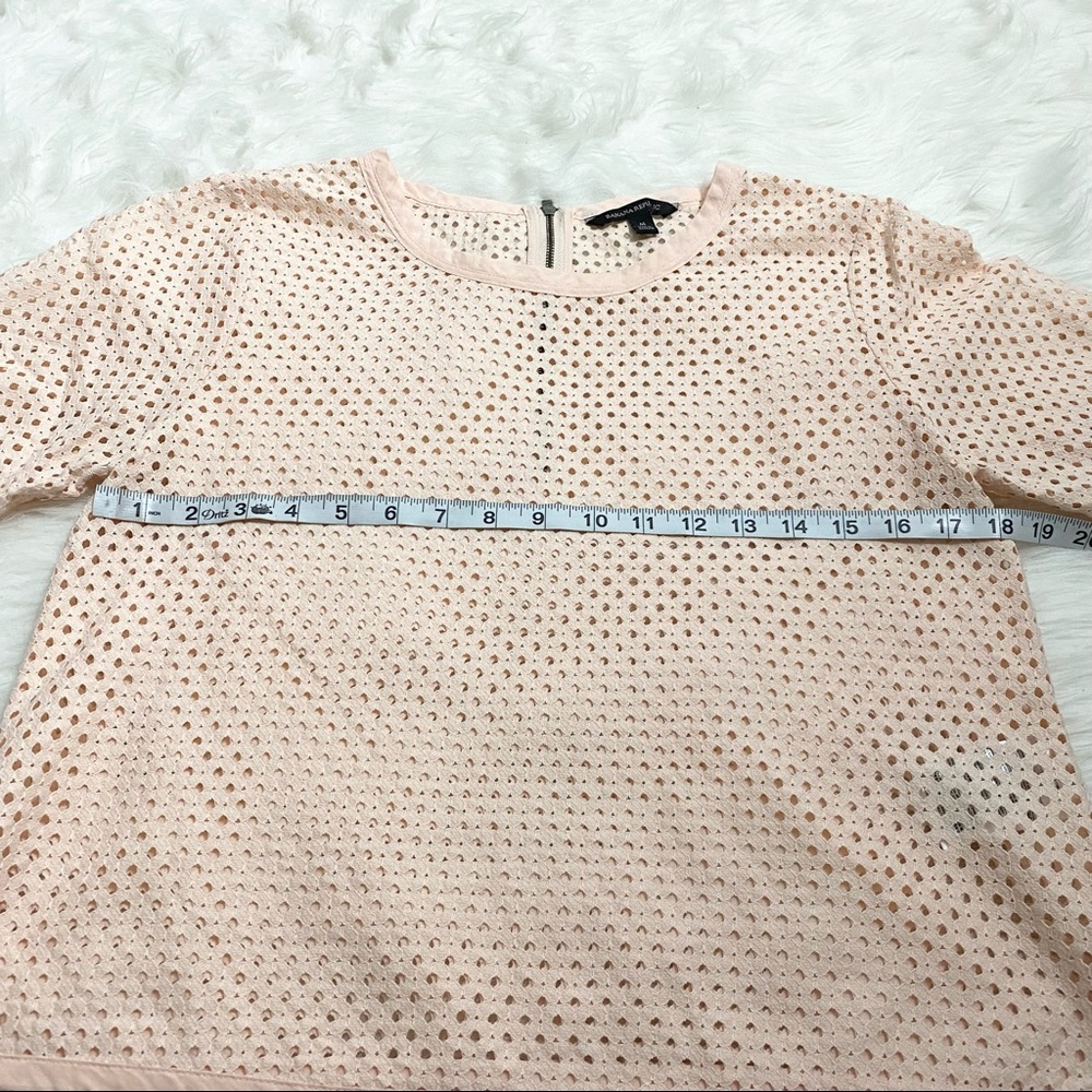 BANANA REPUBLIC Fishnet Blouse - Picture 6 of 7